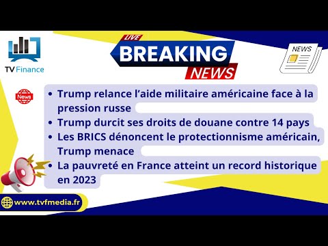 Trump relance la guerre commerciale et l’aide militaire à l’Ukraine: Actu par Louis-Antoine Michelet