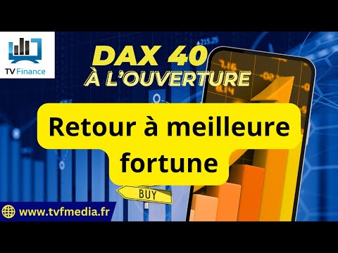 DAX40 : Retour à meilleure fortune | Erick Sebban – Chrono DAX