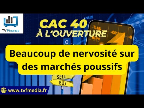 CAC40 : Beaucoup de nervosité sur des marchés poussifs | Matthieu Ceronne – Chrono CAC