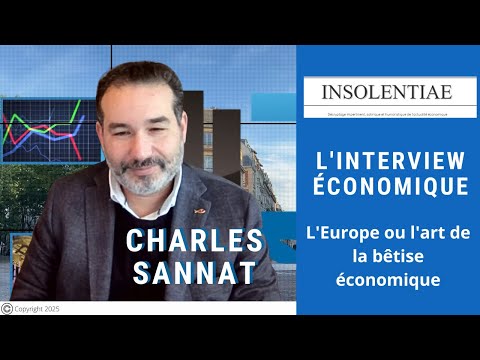 Charles Sannat : L&rsquo;Europe ou l&rsquo;art de la bêtise économique | Interview Économique
