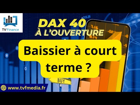 DAX40 : Baissier à court terme ?  | Erick Sebban – Chrono DAX