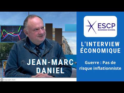 Jean-Marc Daniel :  Guerre : Pas de risque inflationniste | Interview Économique