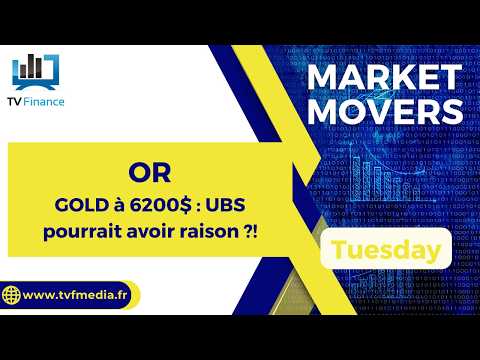 OR : GOLD à 6200$ : UBS pourrait avoir raison ?! | James D Touati – Market Movers