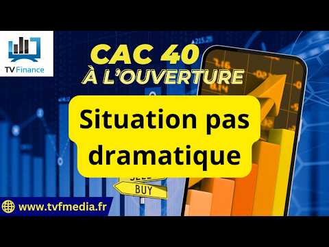 CAC40 : Situation pas dramatique | Xavier Fenaux – Chrono CAC