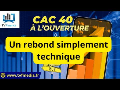 CAC40 : Un rebond simplement technique | Antoine Quesada – Chrono CAC