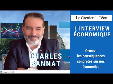 Charles Sannat :Ormuz: les conséquences concrètes sur nos économies| Interview Économique