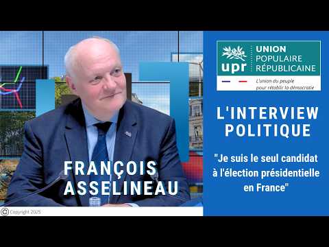 “Je suis le seul candidat à l’élection présidentielle en France” | ITW Politique