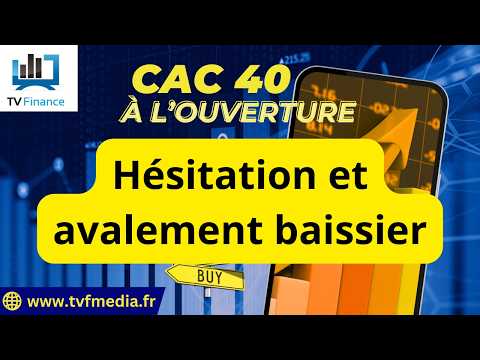 CAC40 : Hésitation et avalement baissier | Antoine Quesada – Chrono CAC