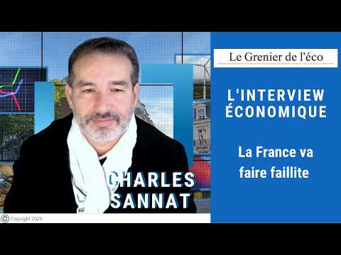 Charles Sannat :La France va faire faillite | Interview Économique